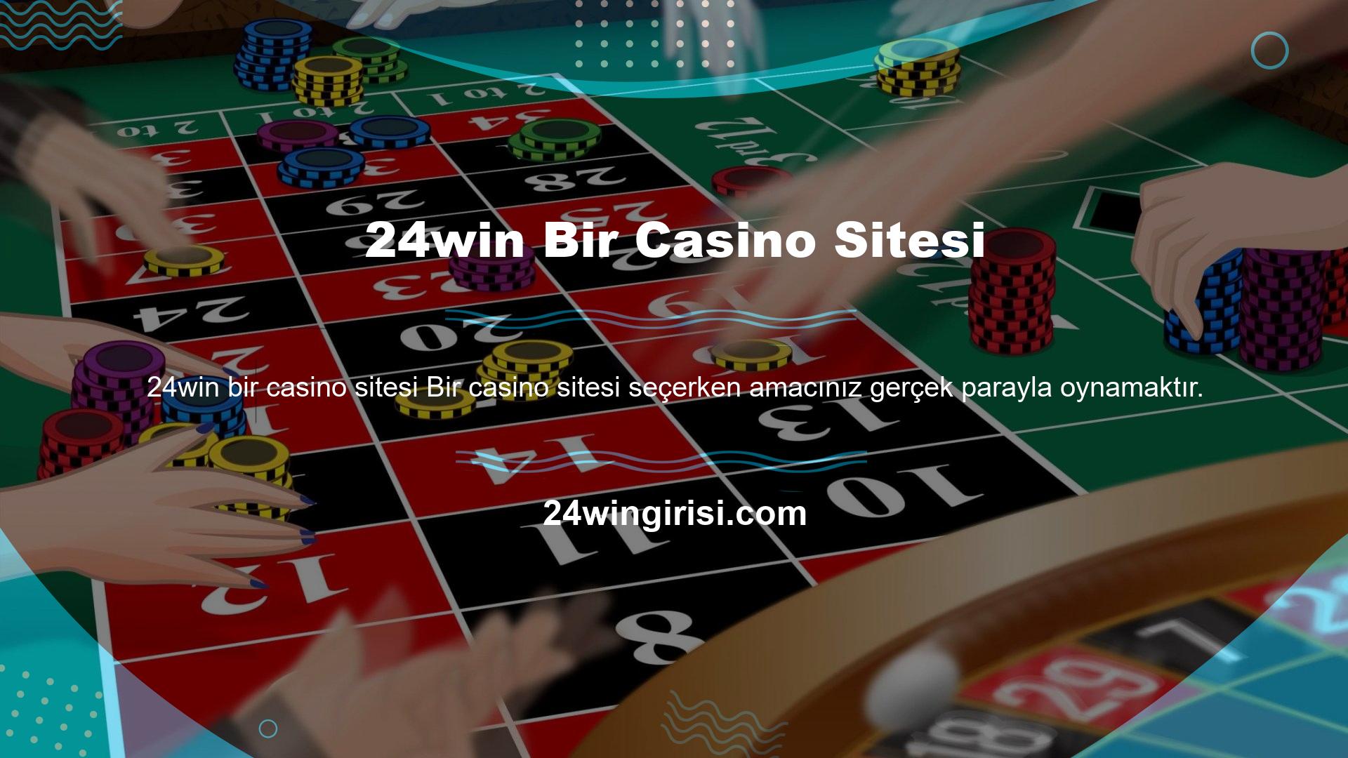 24win bir casino sitesidir